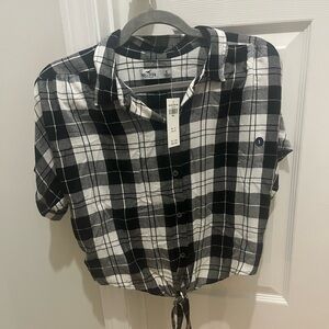 Hollister Girls Flannel Top